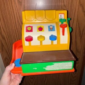 Vintage Fisher-Price Bright Toy Cash Register
